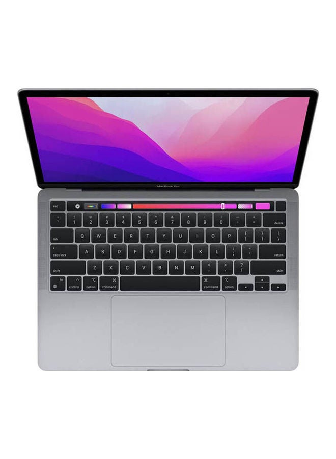 أبل - شاشة Macbook Pro مقاس 13 بوصة، وشريحة Apple M2 مزودة بوحدة المعالجة المركزية 8 النواة ووحدة معالجة الرسومات 10 النواة، وبطاقة رسومات SSD سعة 256 جيجابايت/Intel Uhd - Image 1