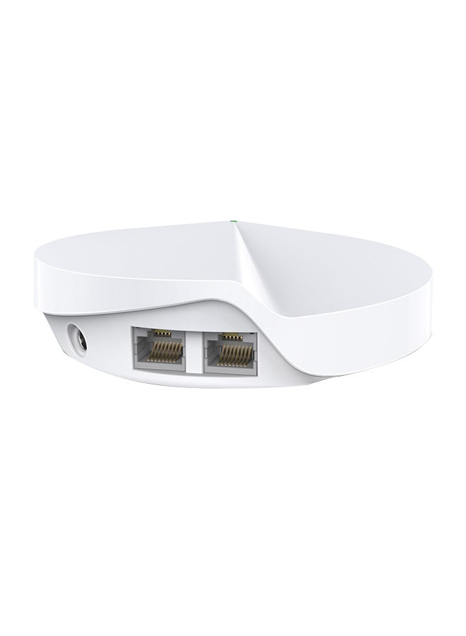TP-LINK - Deco M5 (3-Pack) AC1300 Dual-Band Whole Home Mesh WiFi System, Coverage for 3-5 Bedroom Houses, 100 Devices Connectivity, Built-in Antivirus, Router/Extender Replacement, Parental Controls, Works with Alexa White - Image 1