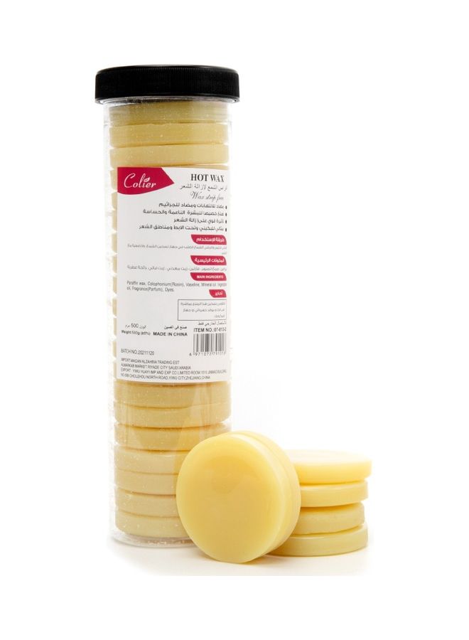 COLIER Wax Tablets For Hair Removal Yellow 500gm  - Image 1