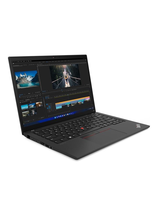 Lenovo - ThinkPad T14 (Upgraded Version) Laptop With 14-Inch Display, Core i7-1255U Processer/16GB RAM/512GB SSD/Intel Iris Xe Graphics/Windows 11 Pro English/Arabic Black - Image 1