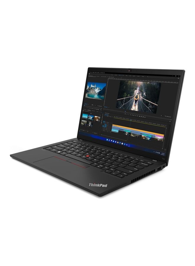 Lenovo - ThinkPad T14 (Upgraded Version) Laptop With 14-Inch Display, Core i7-1255U Processer/16GB RAM/512GB SSD/Intel Iris Xe Graphics/Windows 11 Pro English/Arabic Black - Image 1