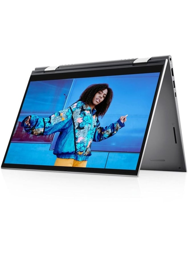 DELL - Inspiron 14 5410-INS-5044-SL 2 In 1 Laptop With 14-Inch Display, Core i7-1195G7 Processer/12GB RAM/512GB SSD/Intel Iris Plus Graphics/Windows 11 Home English/Arabic Silver - Image 1