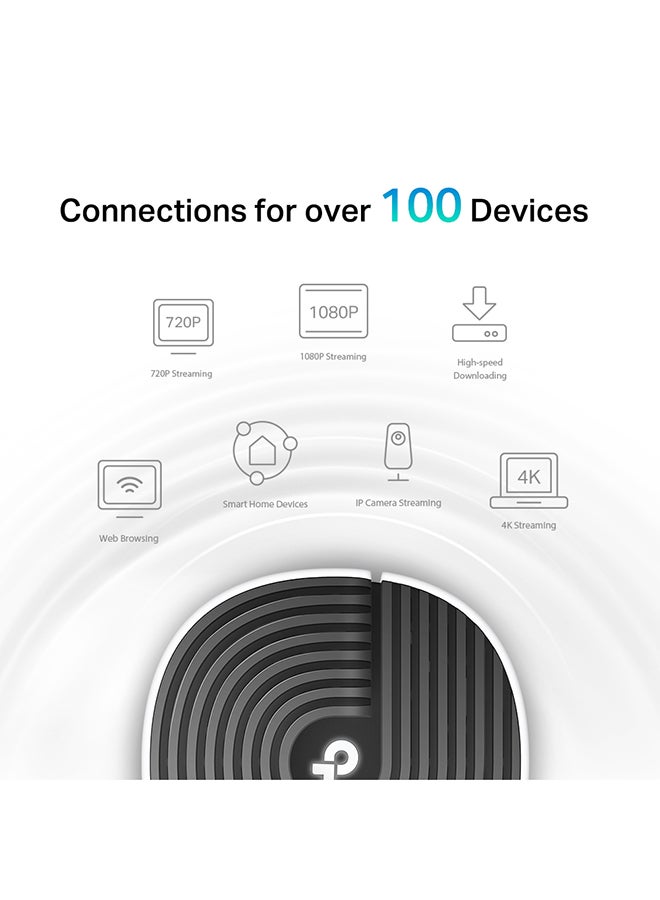 TP-LINK - Deco S7 Whole Home Mesh System, Dual-Band with Gigabit Ports, Coverage up to 5,600 ft2, Connect up to 100 devices, 1.2 GHz Dual-Core CPU, HomeShield Security, Pack of 3 white - Image 1