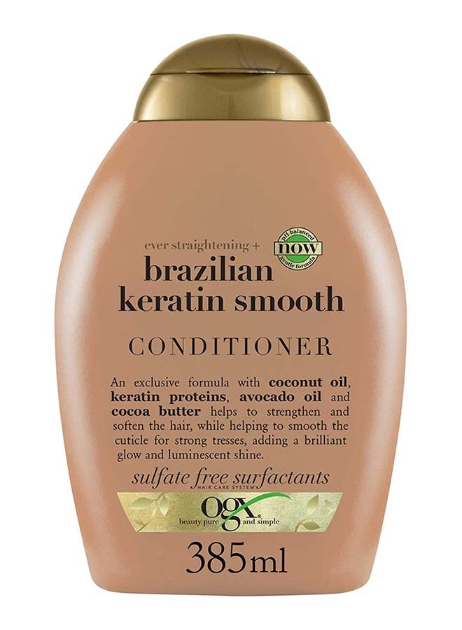 Ogx Brazilian Keratin Smooth Conditioner Multicolour 385ml  - Image 1