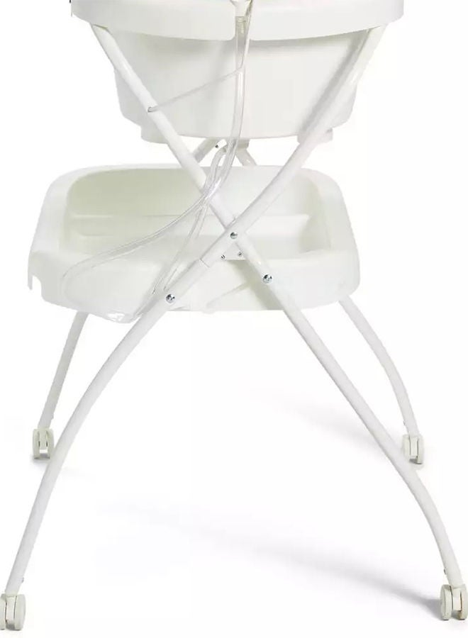 mini panda Bubbly Changing Baby Bath Tub 0M-12M+, White - Image 4
