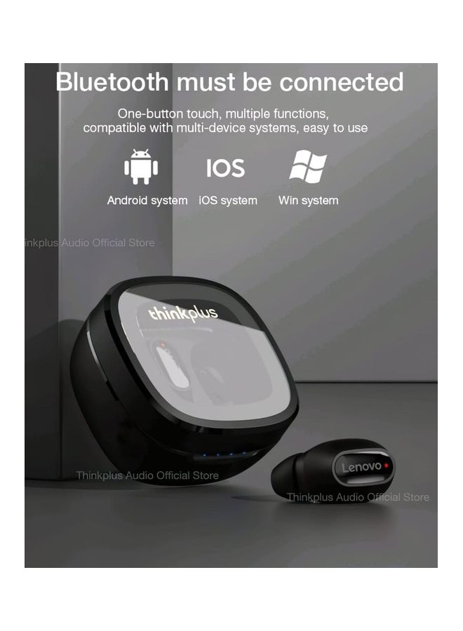 Lenovo - Thinkplus Bluetooth Live Pods XT62 Black - Image 1