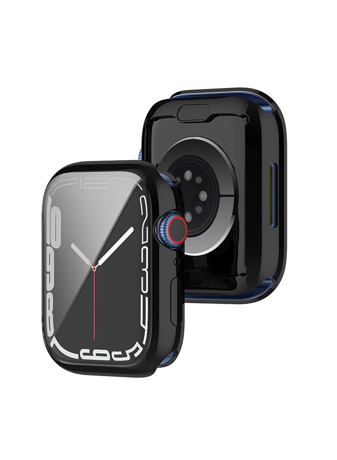 FITME - 3 Pieces of Full Cover for Apple Watch 41mm Black/Rose Gold/Clear - Image 1