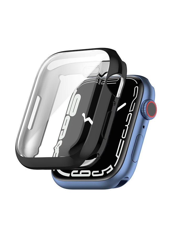 FITME - 3 Pieces of Full Cover for Apple Watch 41mm Black/Rose Gold/Clear - Image 1