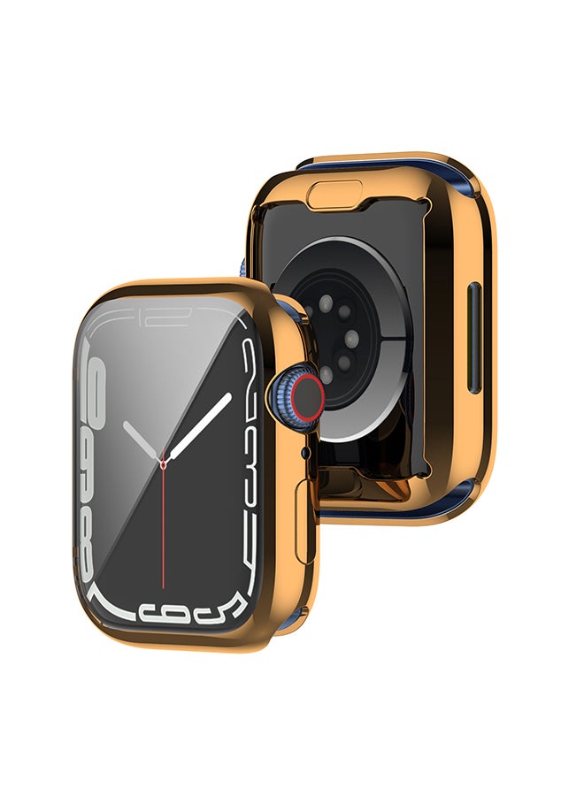 FITME - 3 Pieces of Full Cover for Apple Watch 41mm Black/Rose Gold/Clear - Image 1
