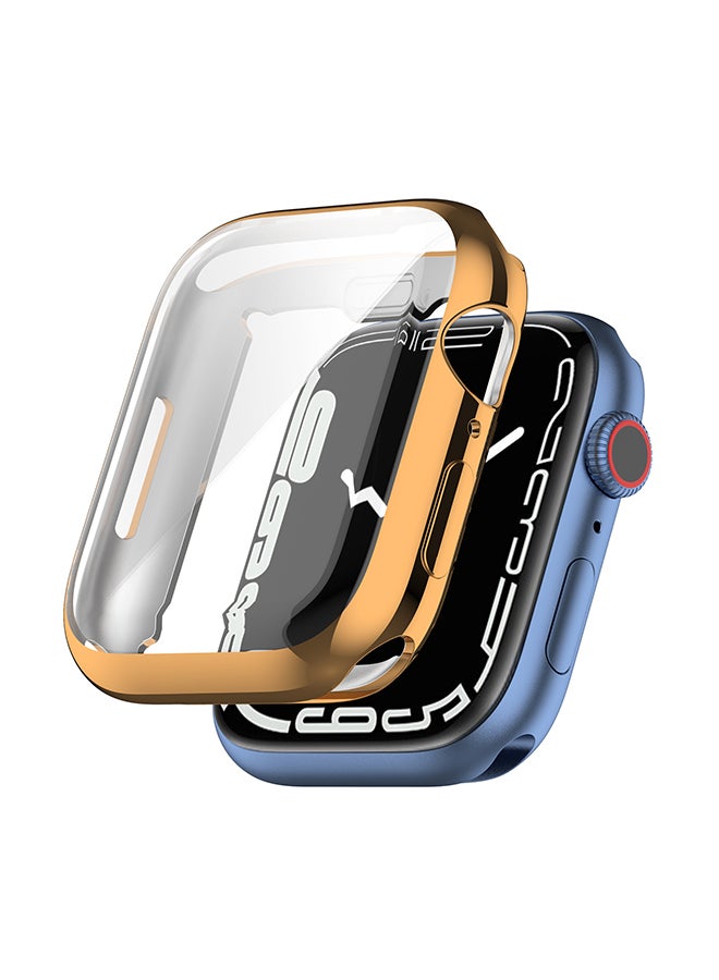 FITME - 3 Pieces of Full Cover for Apple Watch 41mm Black/Rose Gold/Clear - Image 1