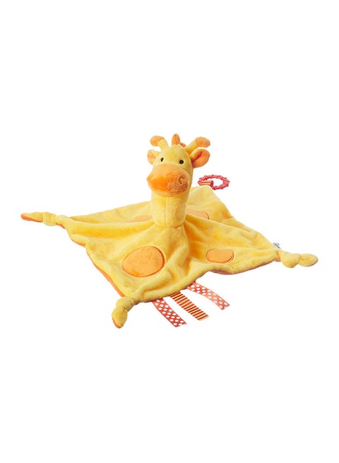 Soft Comforter - Giraffe Pattern, Yellow/Orange