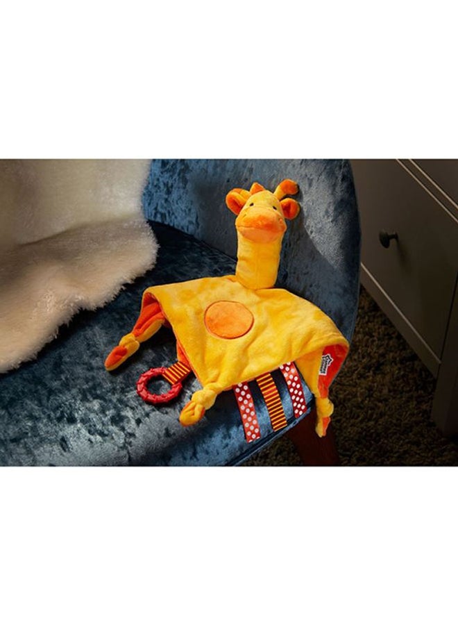 tommee tippee - Soft Comforter - Giraffe Pattern, Yellow/Orange - Image 1