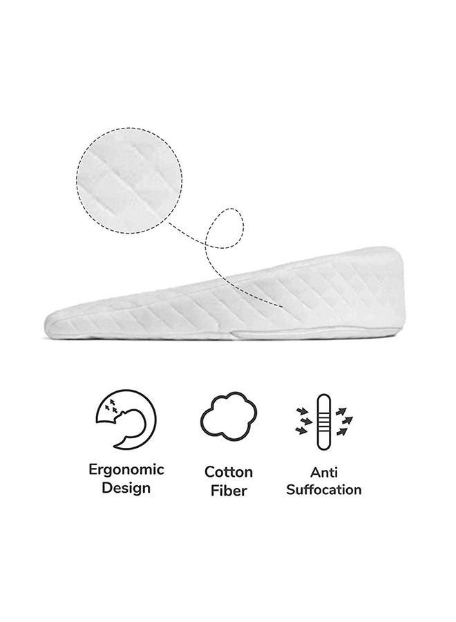 NOVIMED - Universal Baby Wedge Pillow For Reflux, Breathing Difficulty, Regurgitation And Good Sleep, Fits Baby Mattress And Crib With Washable Cover - Image 1