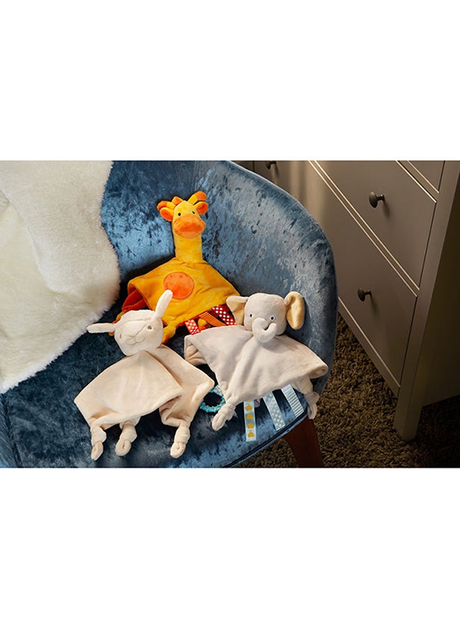 tommee tippee - Soft Comforter - Giraffe Pattern, Yellow/Orange - Image 1