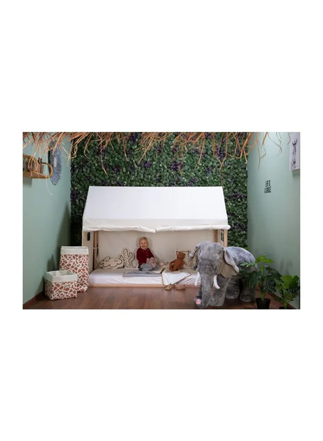 CHILDHOME House Bed Frame Cover 90X200Cm White