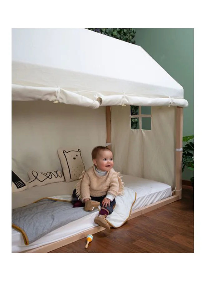 CHILDHOME House Bed Frame Cover 90X200Cm White