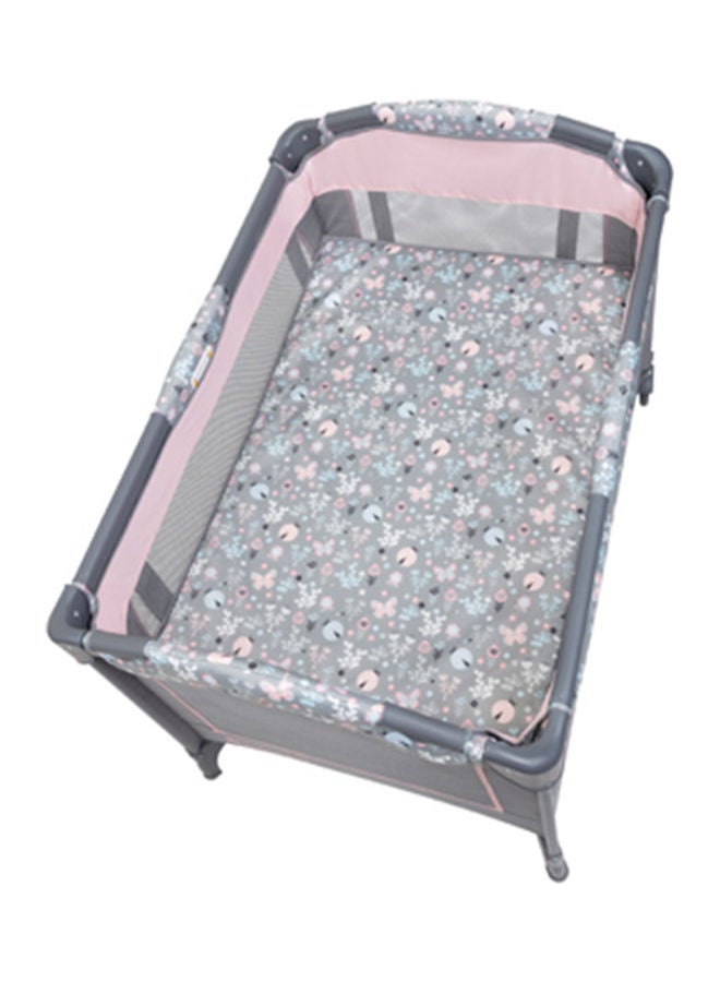 babytrend Nursery Center, Flutterbye - Grey/Pink  - Image 4