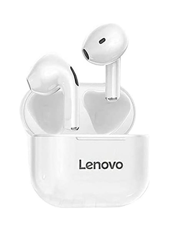Lenovo - Lenovo LP40 TWS Wireless Earbuds Bluetooth Touch Control Sports Earbuds Android Phone Stereo Headphone - white - Image 1