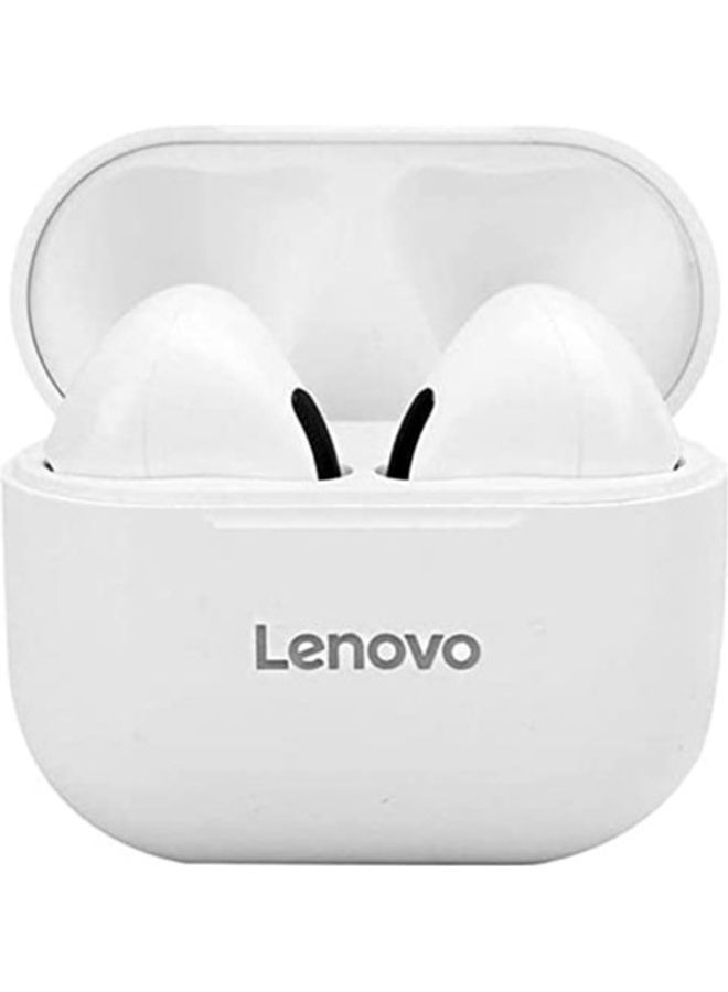 Lenovo - Lenovo LP40 TWS Wireless Earbuds Bluetooth Touch Control Sports Earbuds Android Phone Stereo Headphone - white - Image 1