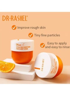 DR. RASHEL Vitamin C Exfoliating And Brightening For Face and Body Scrub 250grams  - Image 2