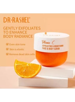 DR. RASHEL Vitamin C Exfoliating And Brightening For Face and Body Scrub 250grams  - Image 3
