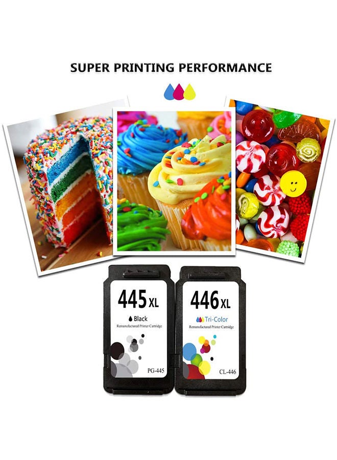 Canon - Pack of 2 Canon Pixma 445/446 Ink Cartridge Set Black & Tri Colour - Image 1