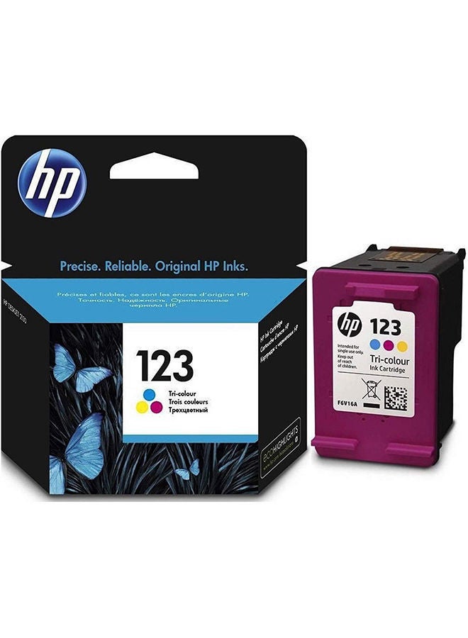 Pack of 2 HP 123 Original Ink Cartridge Set Black & Tri Colour