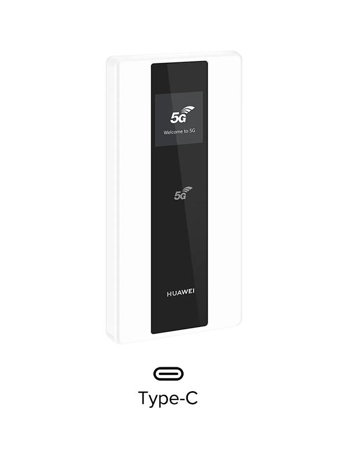 HUAWEI - 4000.0 mAh 5G Mobile Wi-Fi  Router White - Image 1