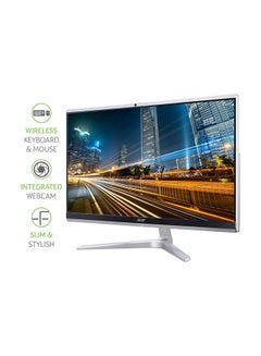 Acer Aspire C22-1650 21.5 Inch Display All-in-One PC, Intel Core i3-1115G4/ 4GB/  1TB HDD/ Wireless Keyboard And Mouse/ Windows 10/ Non Touch /International Version English/Arabic Silver  - Image 3
