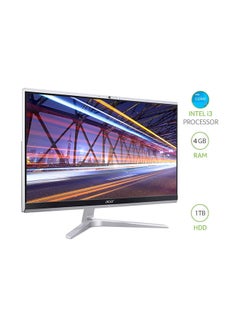 Acer Aspire C22-1650 21.5 Inch Display All-in-One PC, Intel Core i3-1115G4/ 4GB/  1TB HDD/ Wireless Keyboard And Mouse/ Windows 10/ Non Touch /International Version English/Arabic Silver  - Image 4