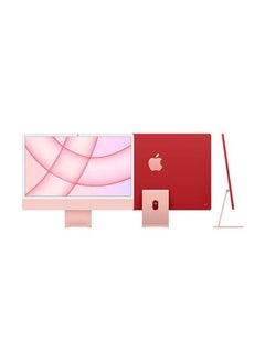 Apple iMac All In One Desktop With 24-Inch Retina 4.5K Display: M1 Chip With 8‑Core CPU And 8‑Core GPU Processer/8GB RAM/256GB SSD/Integrated Graphics English/Arabic Pink  - Image 4