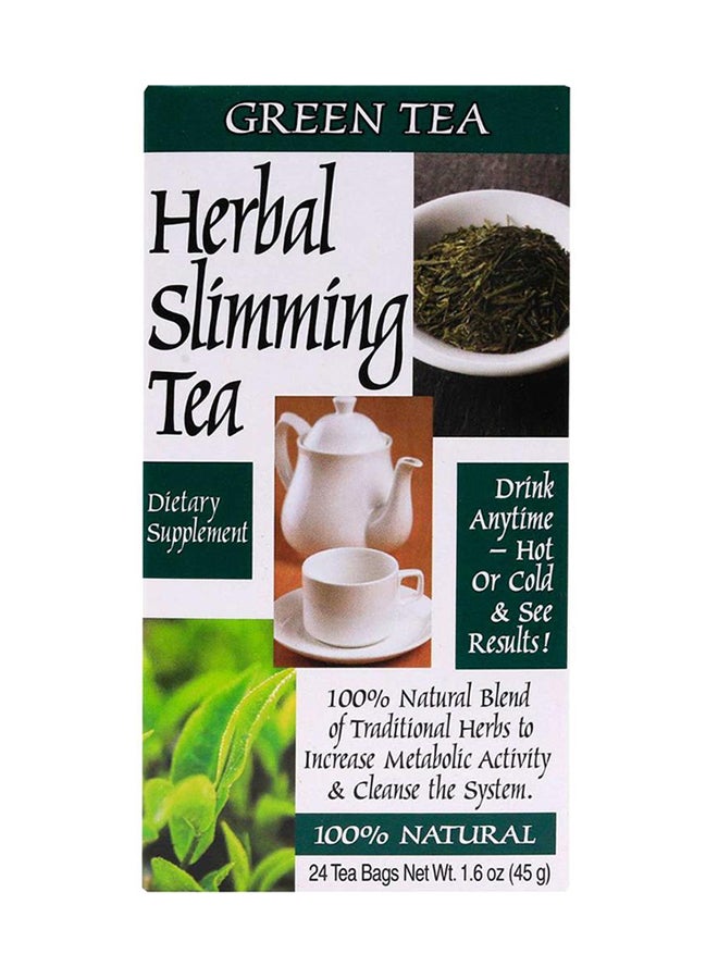 21st Century Herbal Slimming Green Tea 24 Tea Bags - Image 1