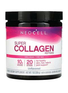 NEOCELL Super Collagen Powder (Type 1&3) 10g collagen peptides 7 Oz Unflavored  - Image 1