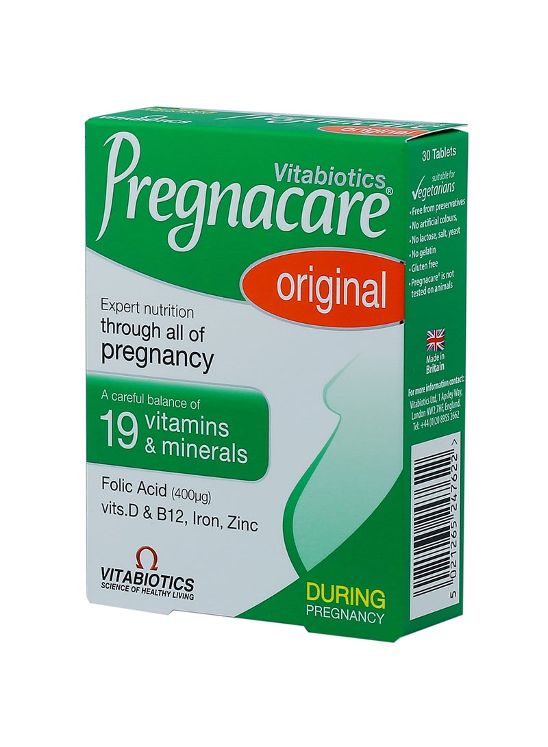 Vitabiotics - Pregnacare Original 30 Tablets - Image 1