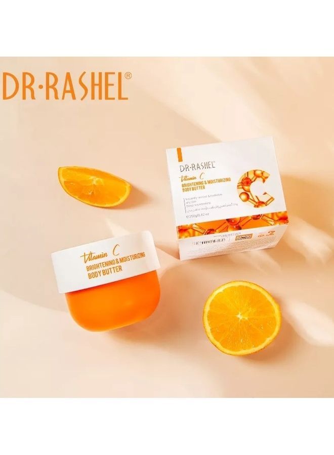 DR. RASHEL Vitamin C Brightening And Moisturizing Body Butter 250grams - Image 3