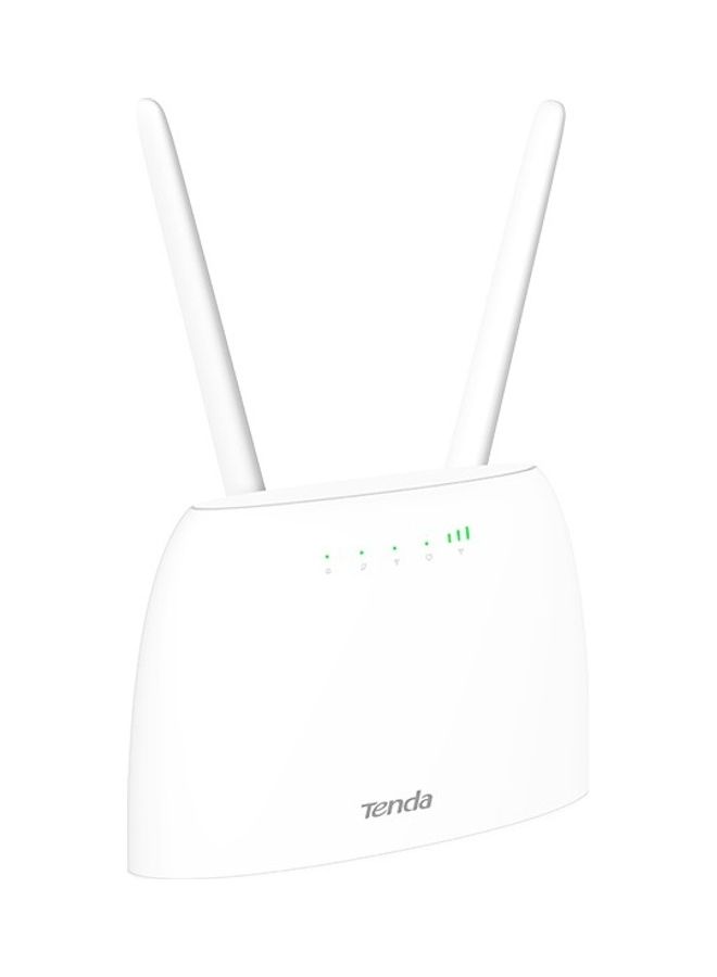Tenda 4G LTE Router With AC1200 Dual Band Mobile SIM Slot Unlocked No Configuration Required 2 Fast Ports Removable Wi-Fi Antennas White  - Image 2