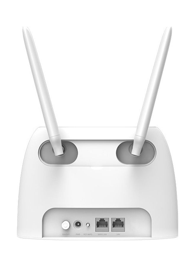 Tenda 4G LTE Router With AC1200 Dual Band Mobile SIM Slot Unlocked No Configuration Required 2 Fast Ports Removable Wi-Fi Antennas White  - Image 3