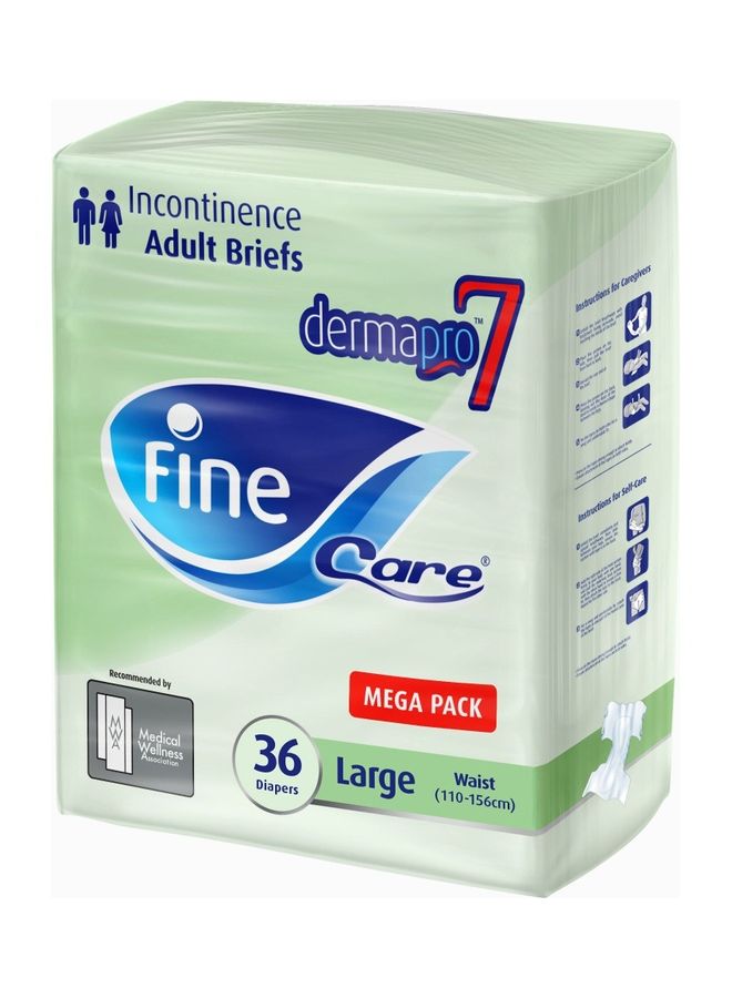 Fine Adult Diaper Care Large Bale Of 36  - Image 1