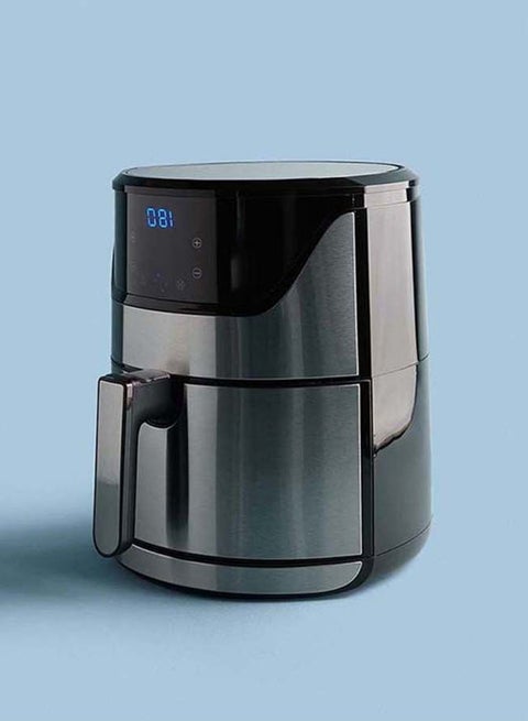 Digital Touch Air Fryer 4 Liter Capacity - Overload Protection - Healthy Air Fryer Without Oil 4 L 1400 W GLA-310 Digital - Black/Silver