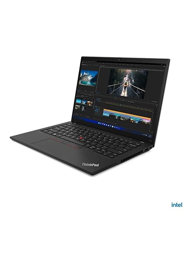 Lenovo ThinkPad T14 Buisness (Upgraded Version) Laptop With 14-Inch Display, Core i7-1260P Processer/16GB RAM/512GB SSD/Intel Iris Xe Graphics/Windows 11 Pro English Black  - Image 2
