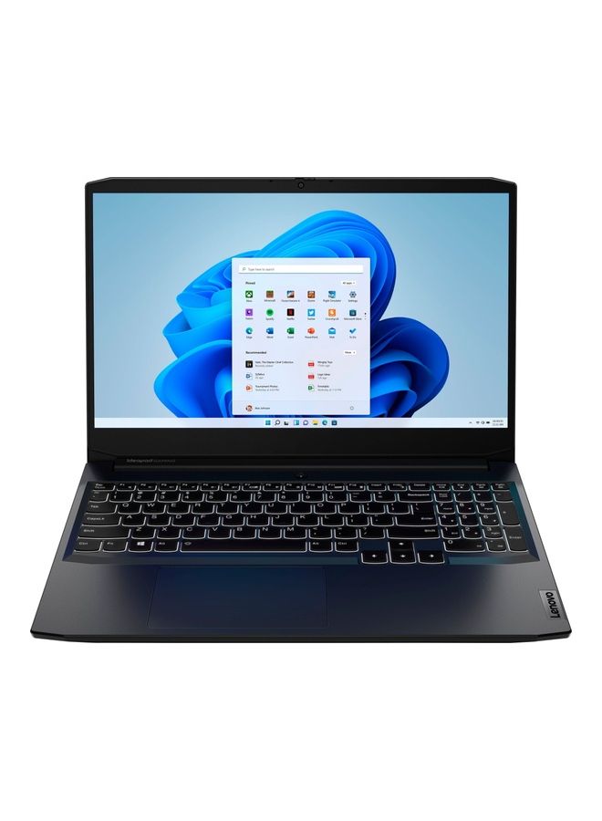 Ideapad Gaming 3 Laptop With 15.6-Inch Full HD Display, AMD Ryzen 5-5600H Processer/8GB RAM/256GB SSD/NVIDIA GeForce RTX 3050Ti Graphics Card/Windows 11 Home English Shadow Black