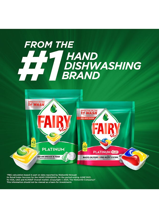 Fairy - Platinum Plus Dishwasher Capsules - 30 tabs - Image 1