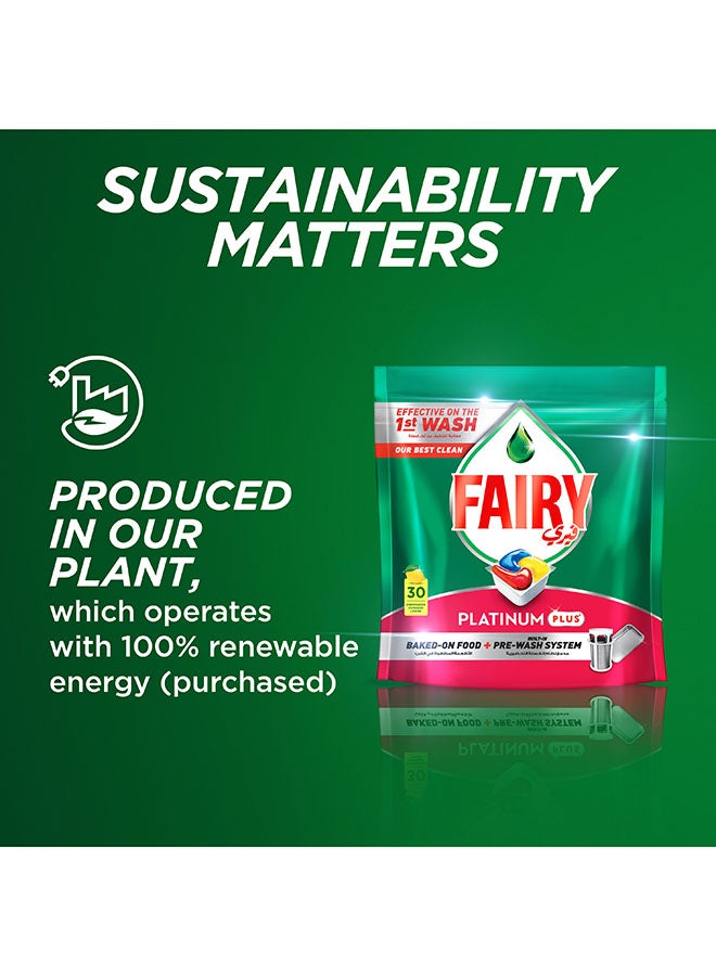 Fairy - Platinum Plus Dishwasher Capsules - 30 tabs - Image 1
