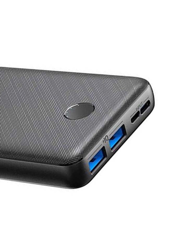 Anker - Power Bank, PowerCore Essential 20000mAh Portable Charger with PowerIQ Technology and USB-C (Input Only), High-Capacity External Battery Pack Compatible with iPhone, Samsung, iPad, and More 20 watt Black - Image 1