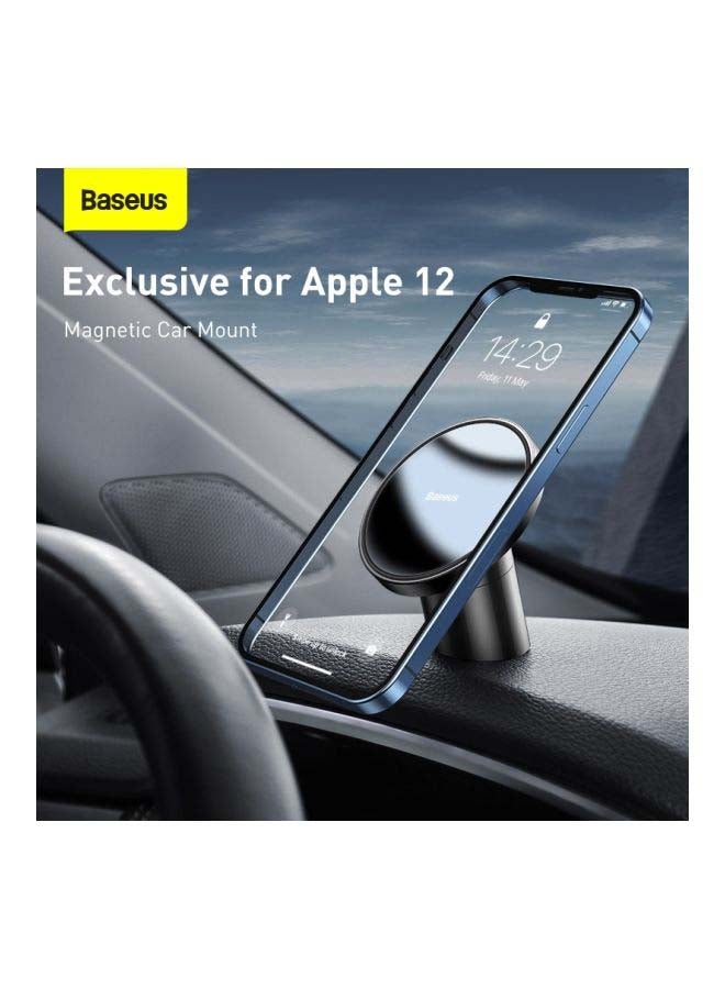 Baseus Car Phone Magnetic Mount (Dashboard/Air Vent Phone Holder for iPhone 13, 13 Pro, 13 Pro Max, 13 mini, 12, 12 Pro, 12 Pro Max, 12 mini) Black - Image 3