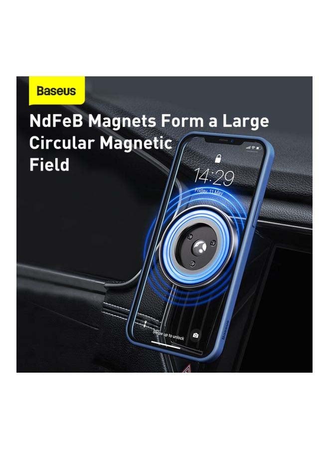 Baseus Car Phone Magnetic Mount (Dashboard/Air Vent Phone Holder for iPhone 13, 13 Pro, 13 Pro Max, 13 mini, 12, 12 Pro, 12 Pro Max, 12 mini) Black - Image 5