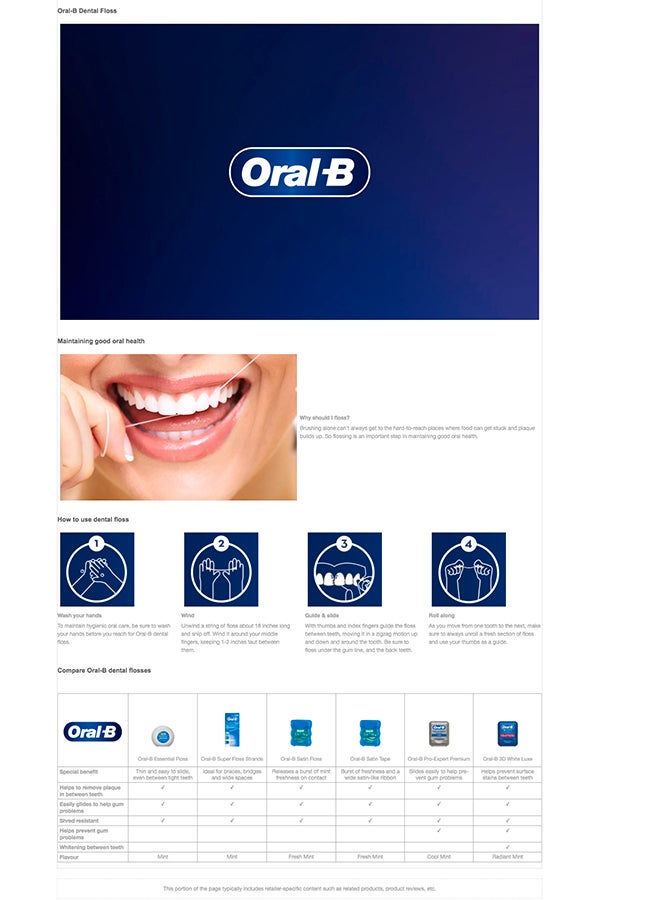 Oral-B - Satin Tape, 25 meter - Image 1