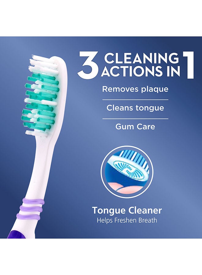Oral-B Oral-B 3-Effects Delicate White Toothbrush Medium 3 Pack  - Image 5