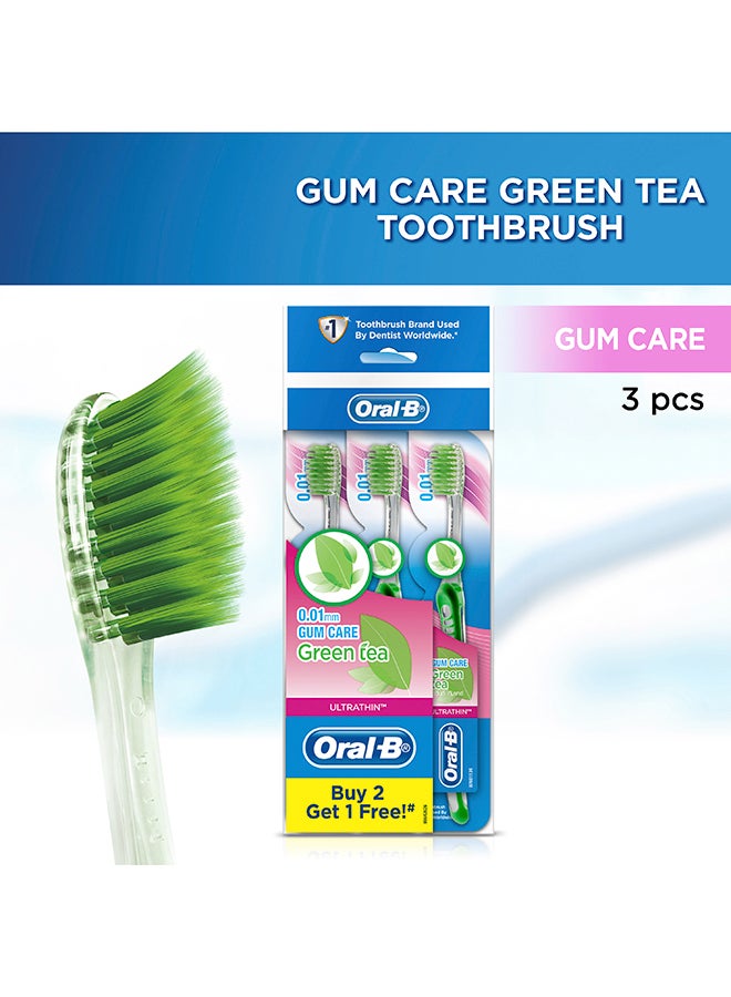 Oral-B - Oral-B Ultrathin Sensitive Manual Toothbrush - 2+1 - Image 1