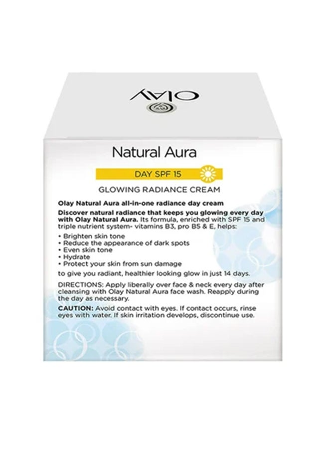 Natural Aura Glowing Radiance Day Cream, SPF 15 50grams - v1669123995/N15573193A_3